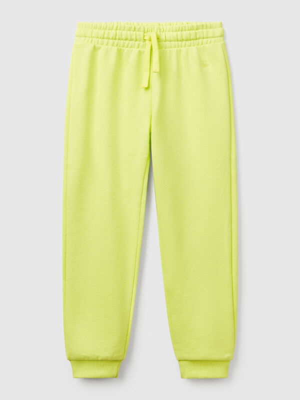 Pantaloni in felpa con logo Bambina