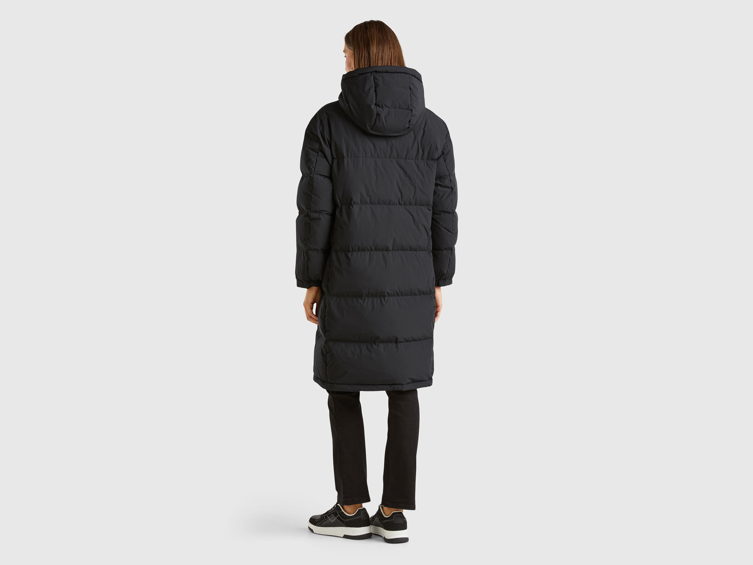 Piumino lungo donna benetton cheap