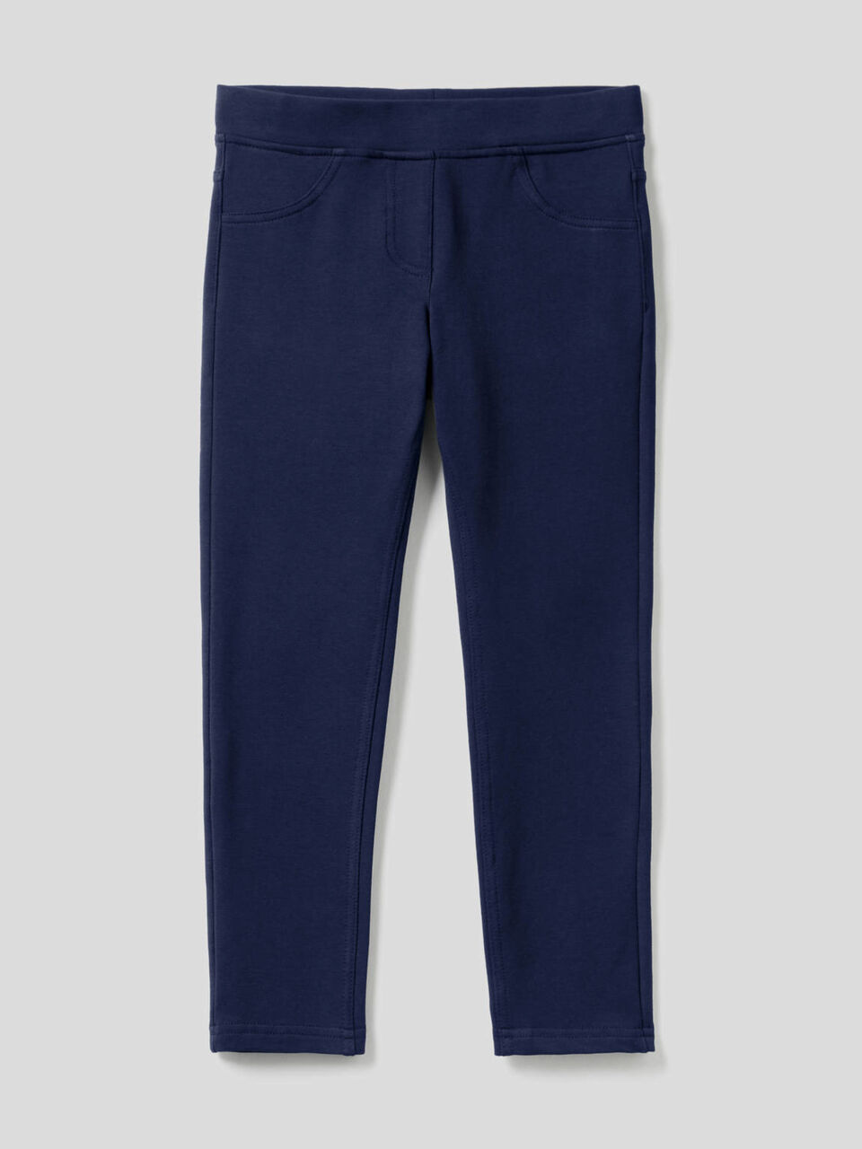 Pantaloni super skinny in felpa image number 1