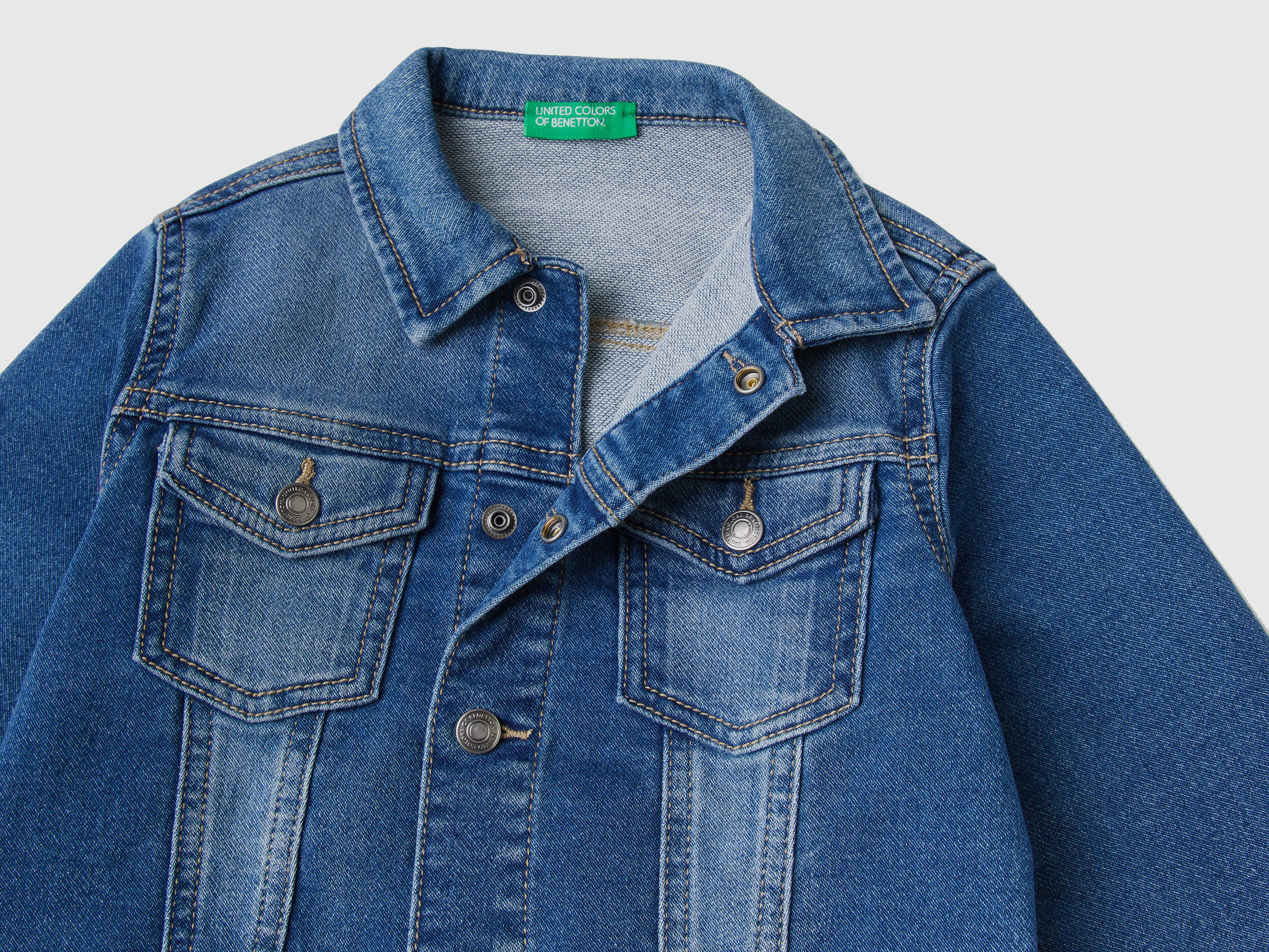 Giubbino jeans bambino store benetton