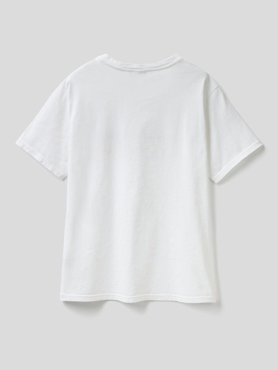 T-shirt bianca con stampa multicolor image number 2
