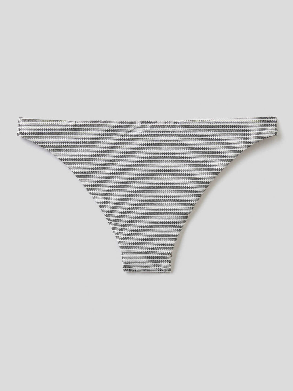Slip costume a righe con lurex image number 2