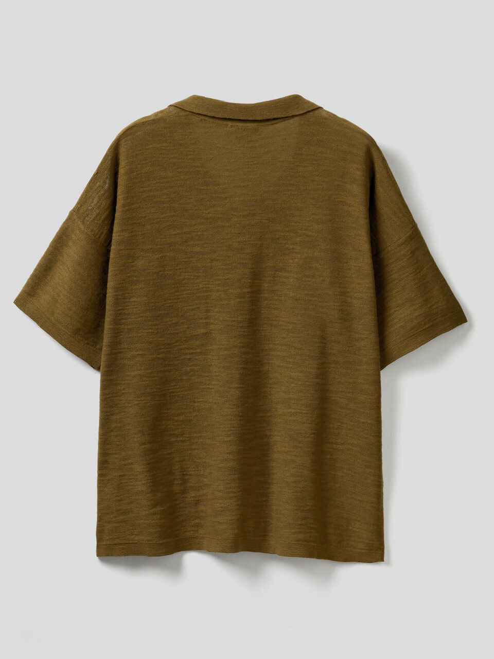Polo in cotone misto lino image number 2
