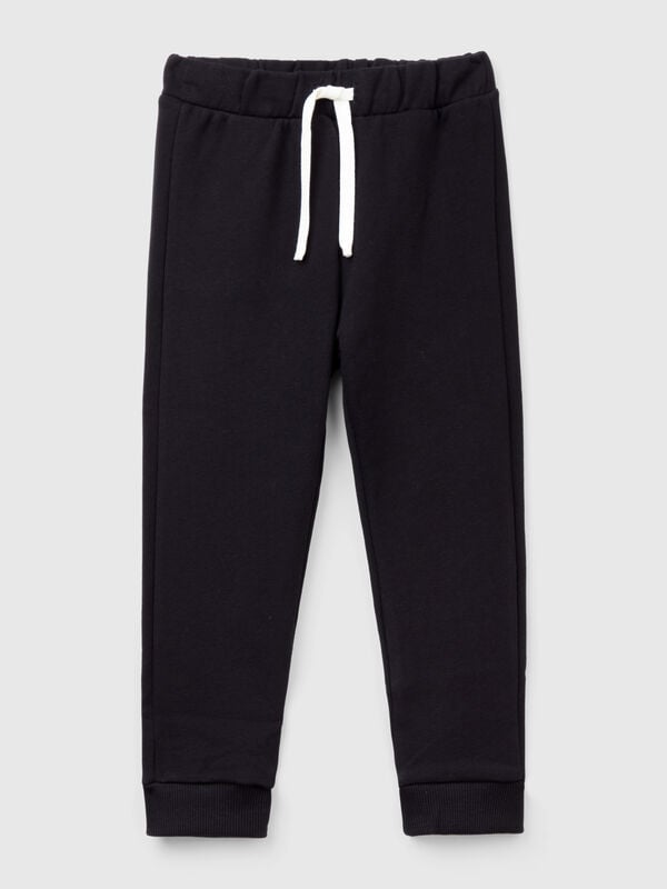 Pantaloni in cotone con logo Bambino
