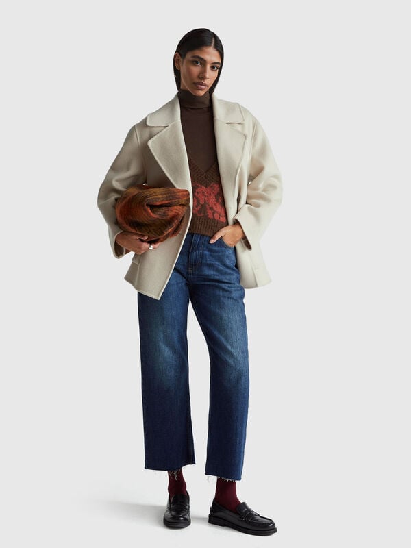 Jeans cropped daddy fit Donna