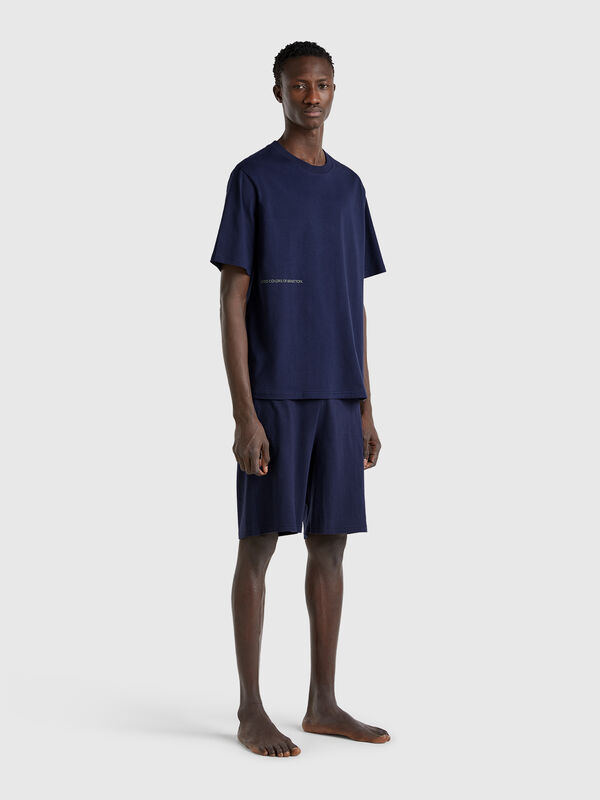 Shorts con elastico logato Uomo