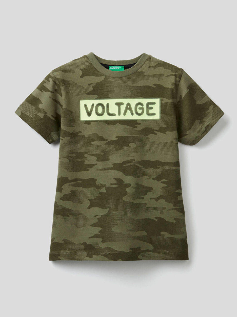 T-shirt stampata in puro cotone image number 1