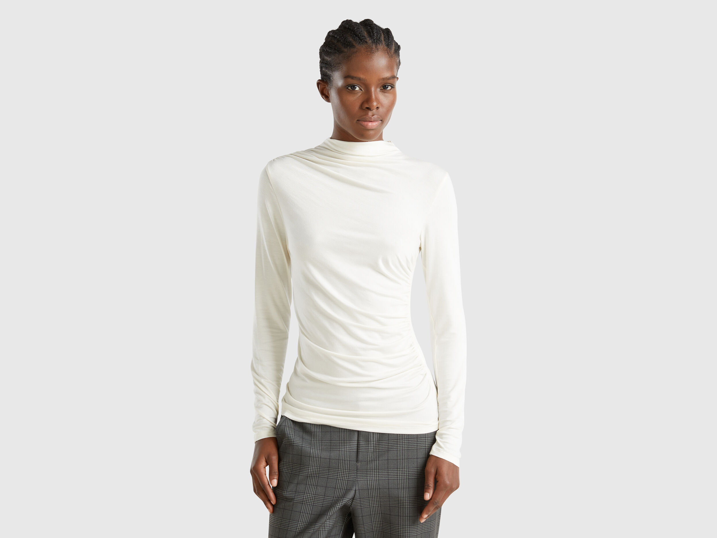 Benetton maglie cotone manica lunga hotsell