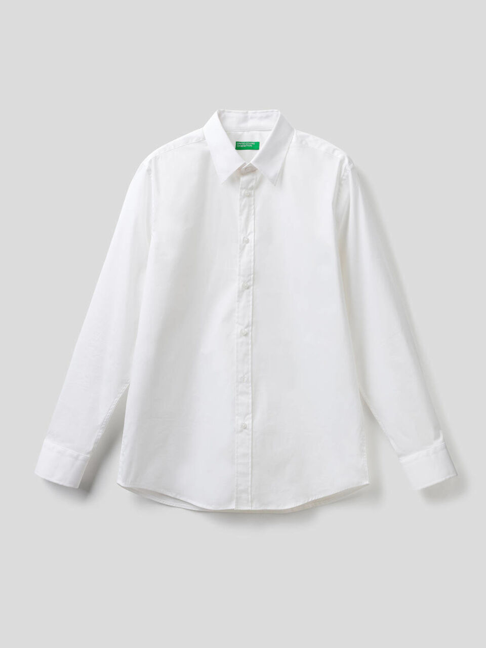 Camicia slim fit tinta unita image number 1
