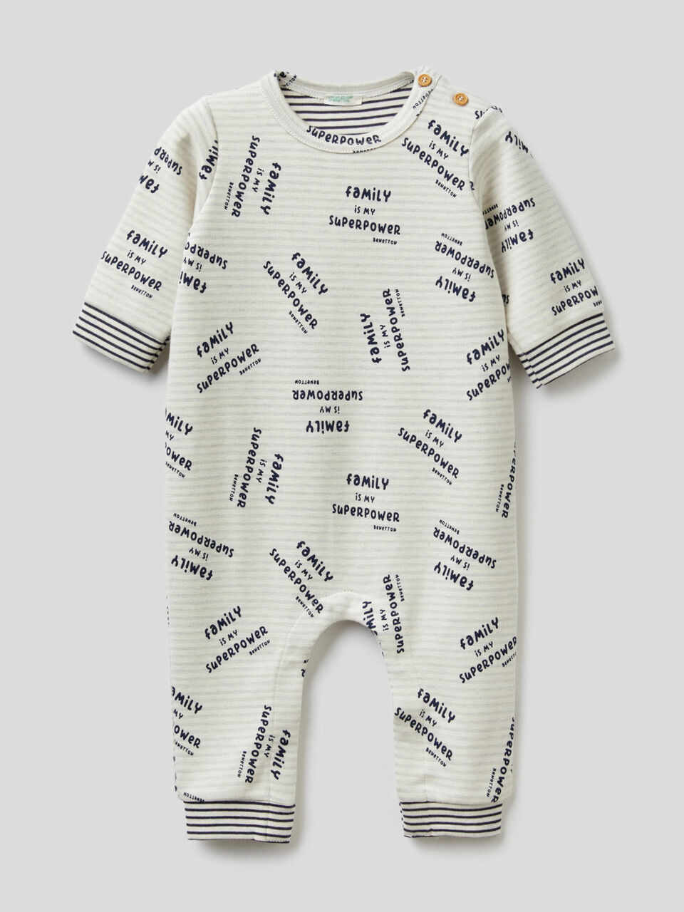 Tutina in cotone biologico stretch image number 1