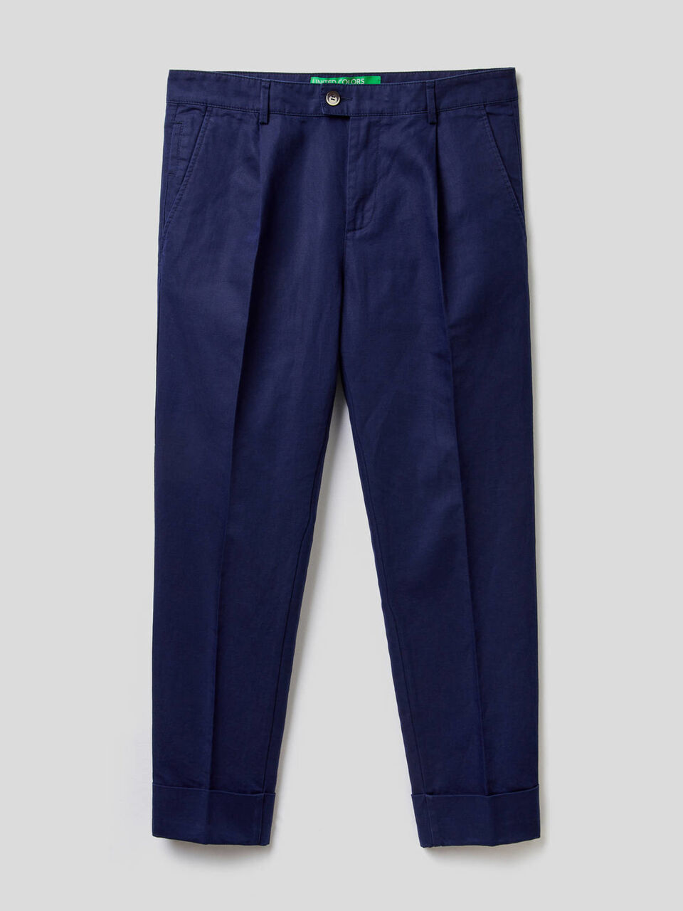 Pantaloni in misto lino image number 1