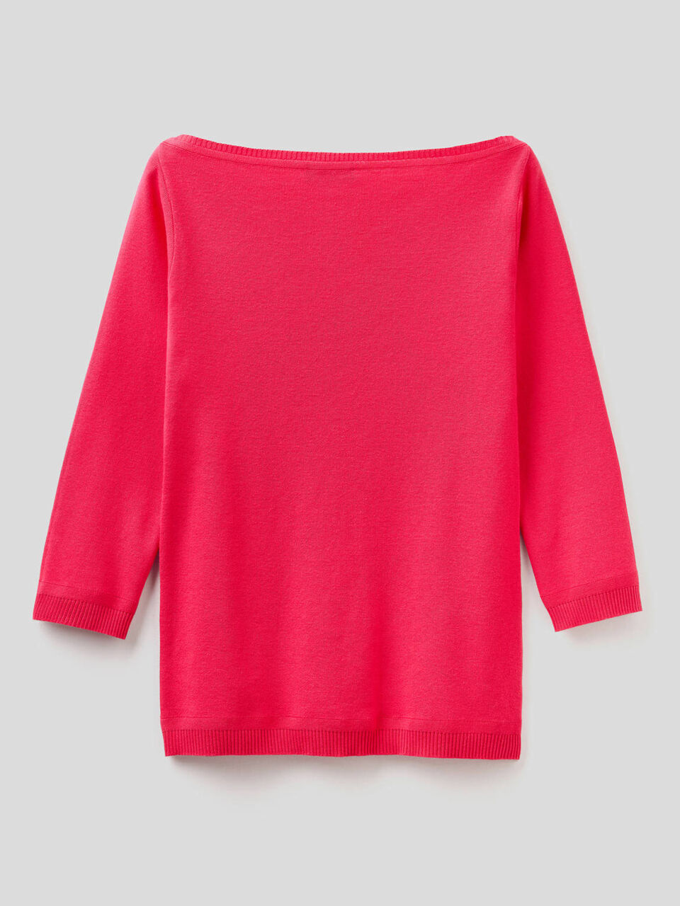Maglia 100% cotone con scollo a barchetta image number 2