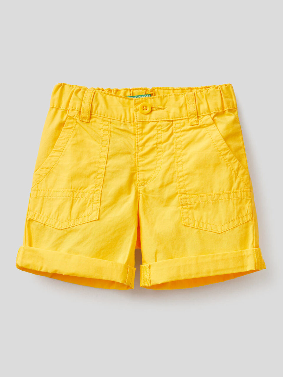 Pantaloni corti in puro cotone image number 1