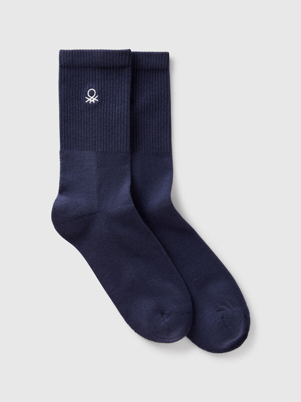Calzini sportivi in misto cotone stretch
