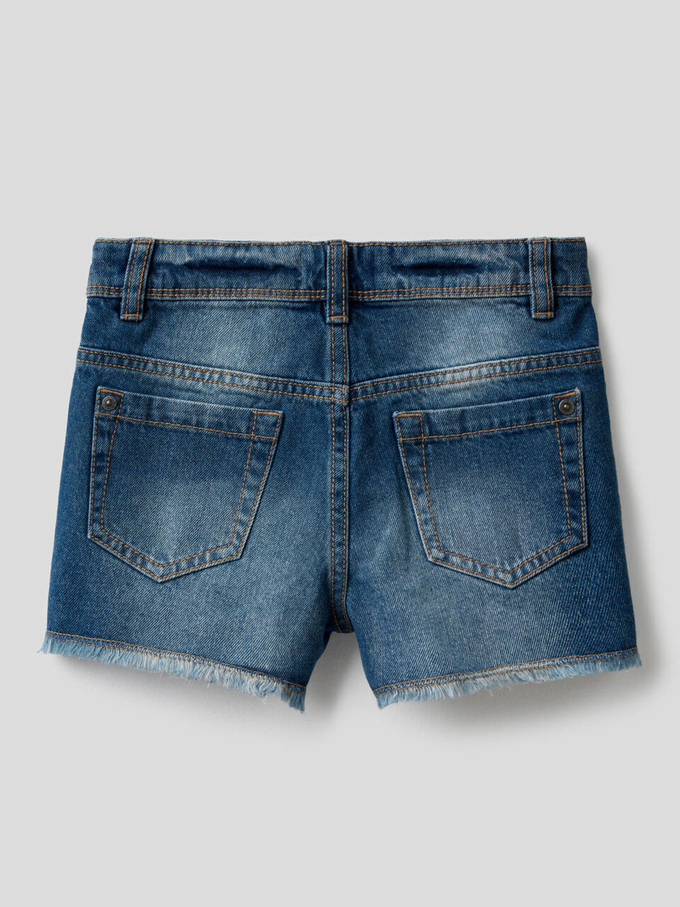 Shorts in denim di 100% cotone image number 2