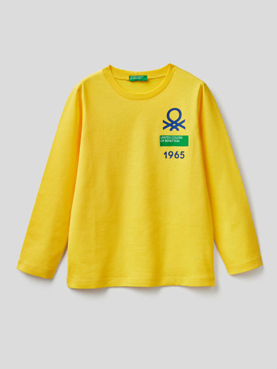 T-shirt manica lunga in cotone biologico image number 1