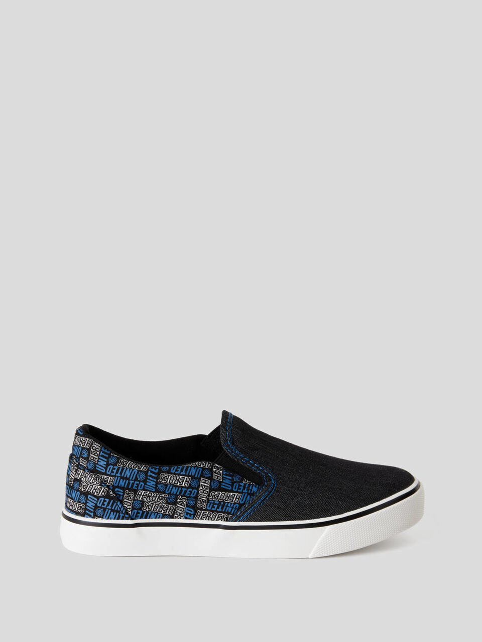 Sneakers stile skater in tessuto image number 1