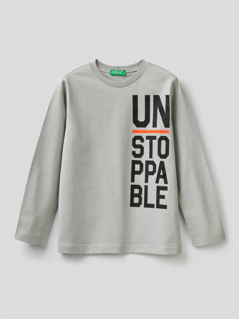 T-shirt manica lunga in cotone biologico image number 1