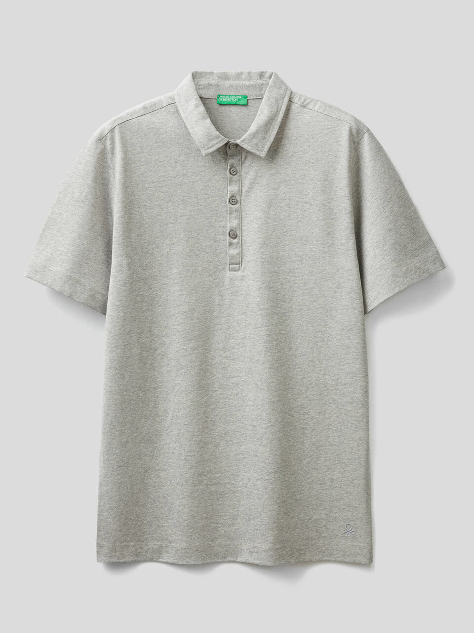 Polo slim fit 100% cotone image number 1
