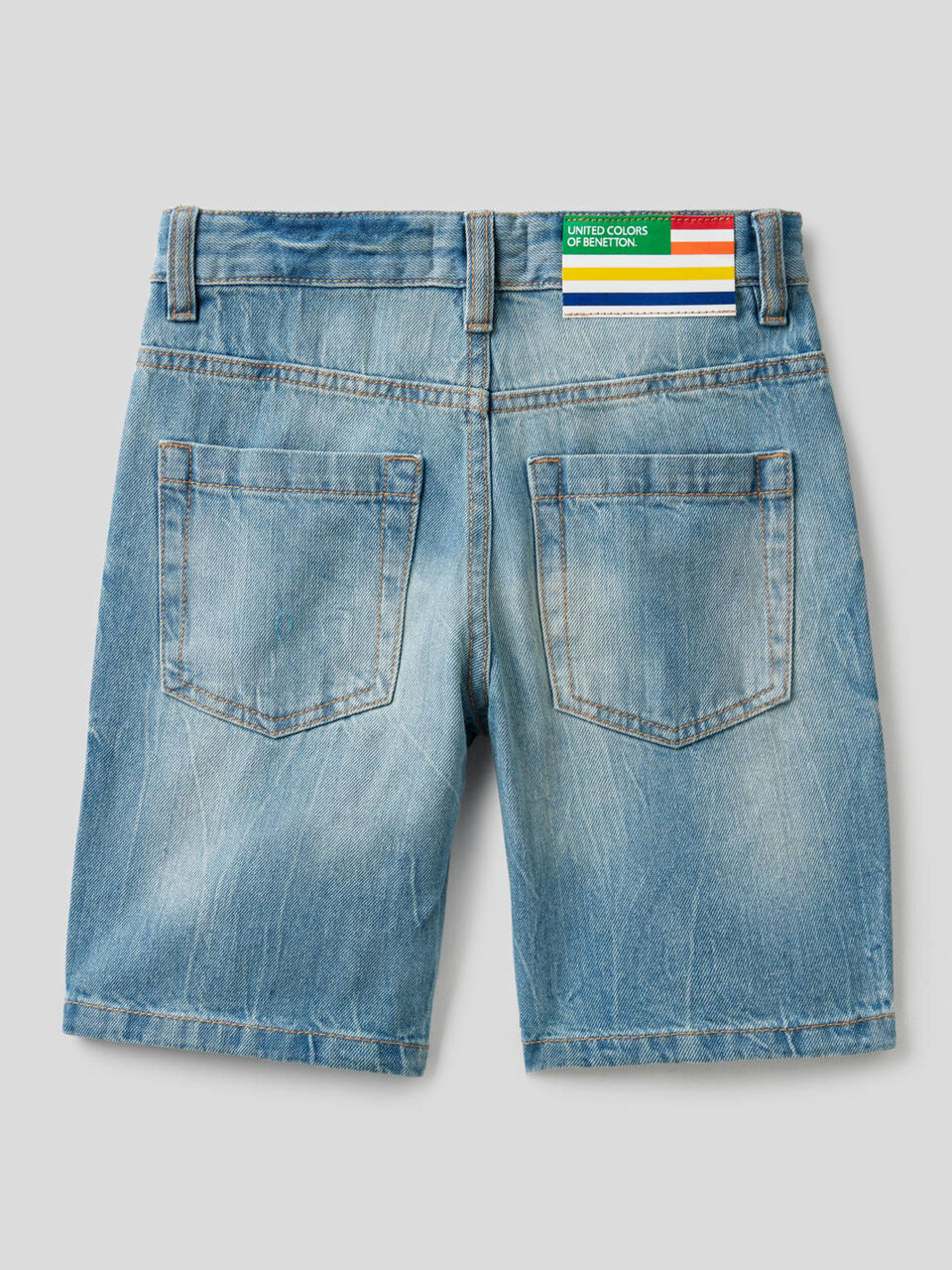 Bermuda in jeans 100% cotone image number 2