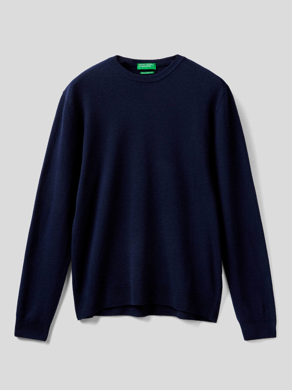Maglia girocollo in pura lana vergine image number 1