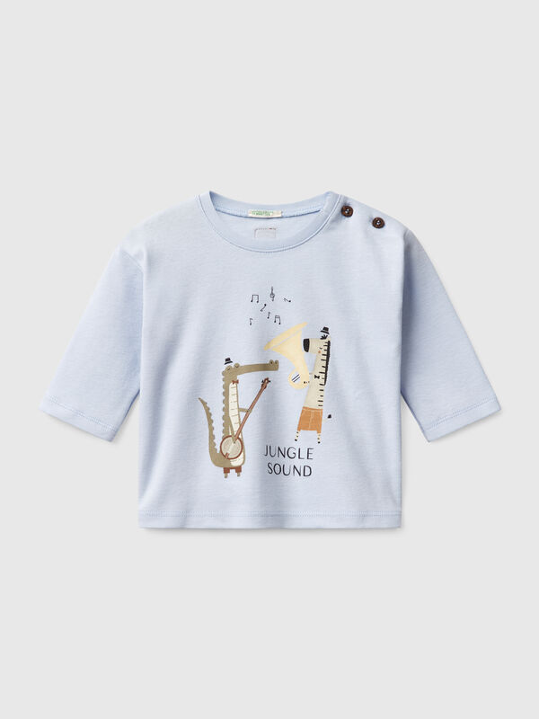 T-shirt con stampa animaletto Baby