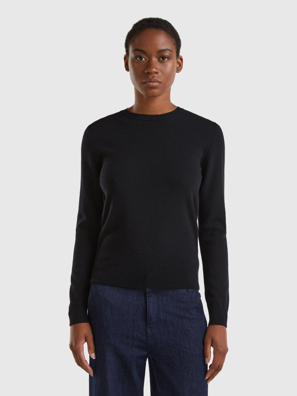 Maglietta da donna 135 gr a maniche lunghe viola Woolona Kona 100% lana merinos 17,5 micron grigio colore: nero 