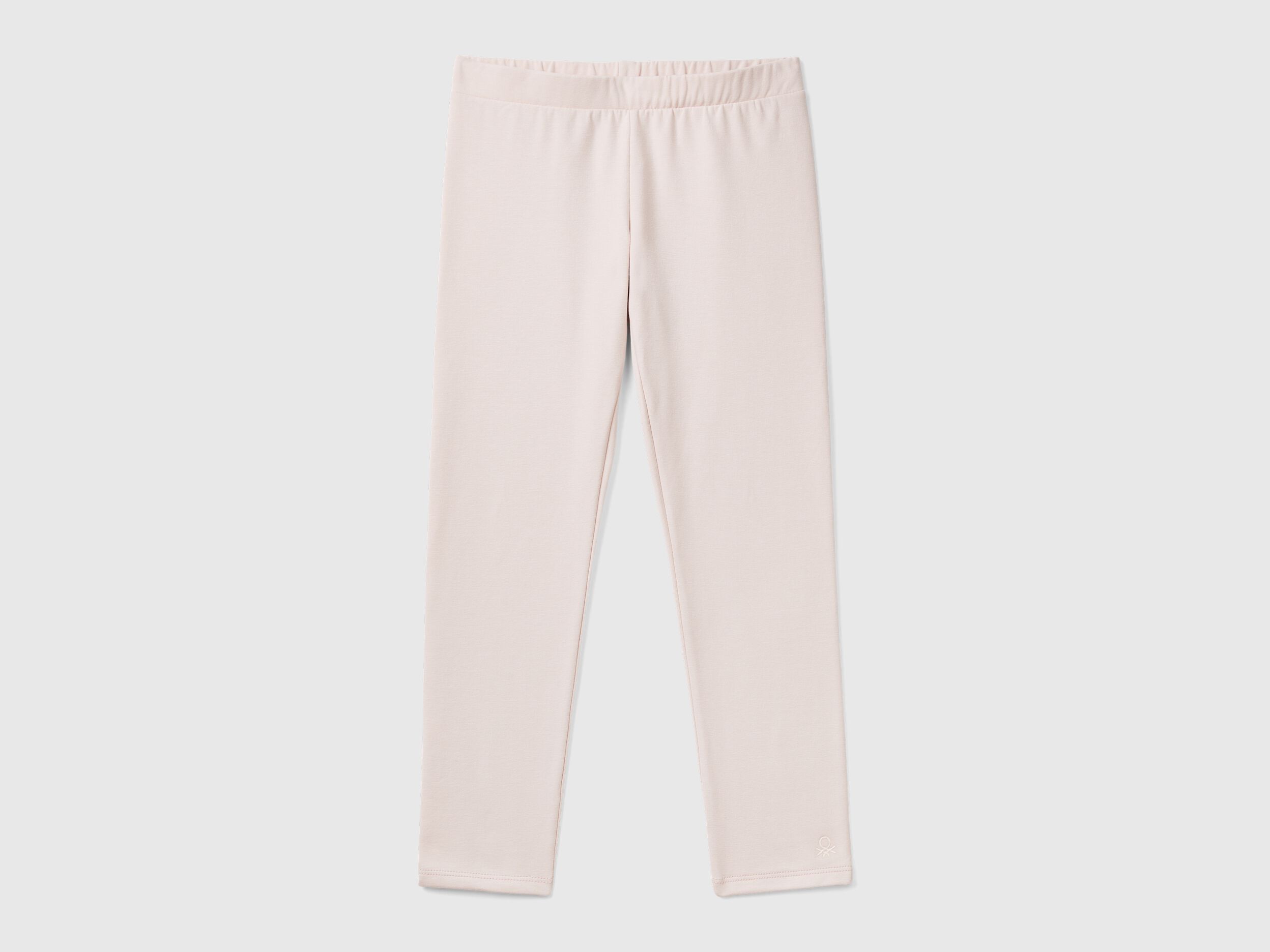 Caldi leggings felpati Rosa Tenue Benetton