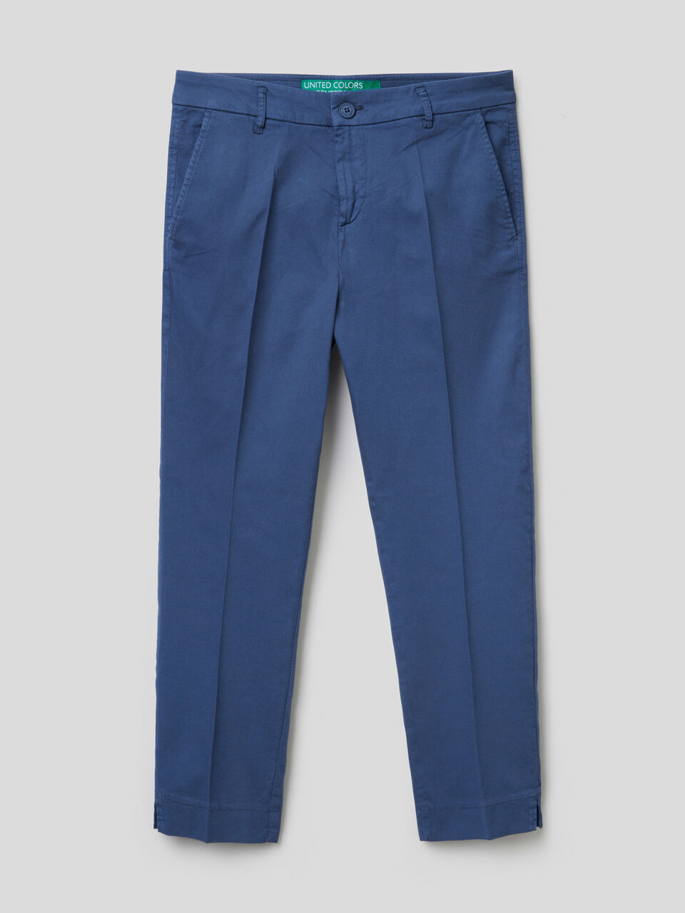 Chino cropped in cotone stretch image number 1