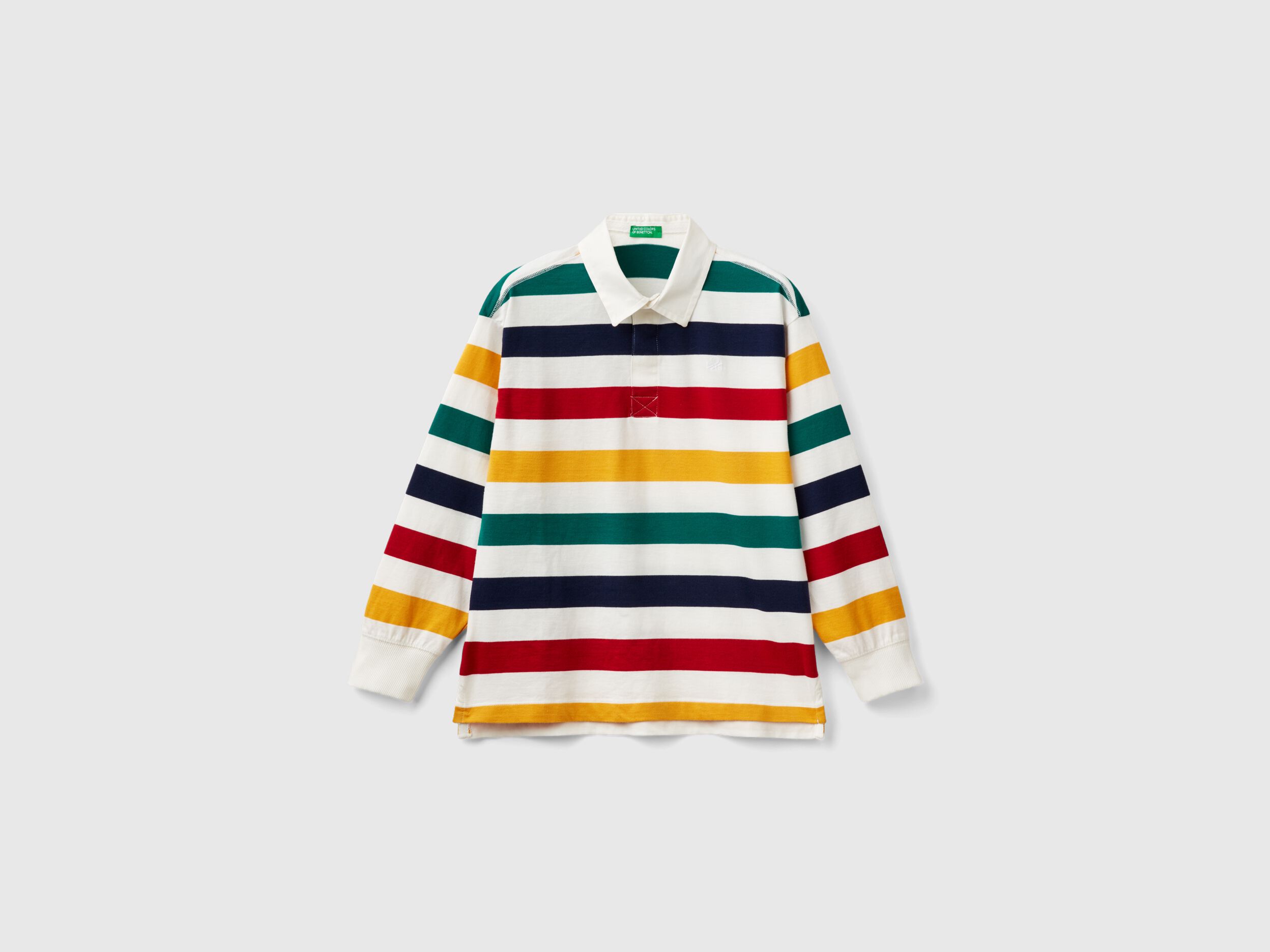 Polo bambino manica lunga benetton sale