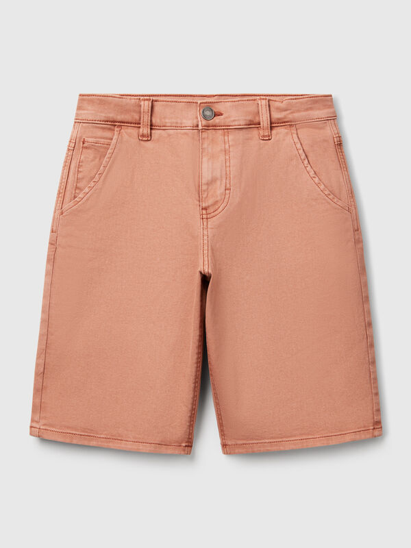 Bermuda regular fit effetto denim Bambino