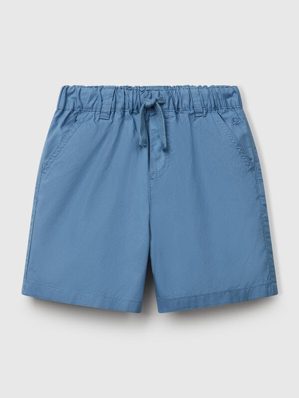 Shorts 100% cotone con coulisse Bambino