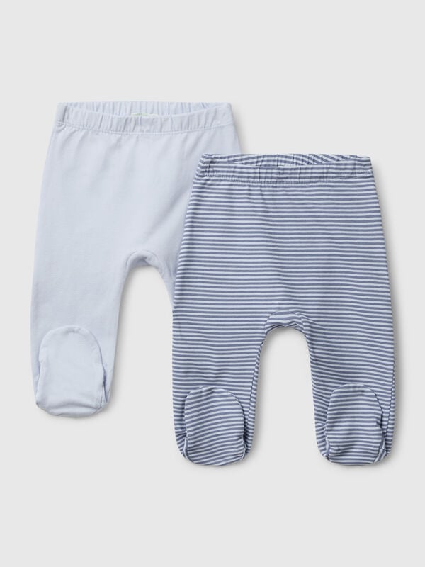 Due pantaloni in cotone Baby