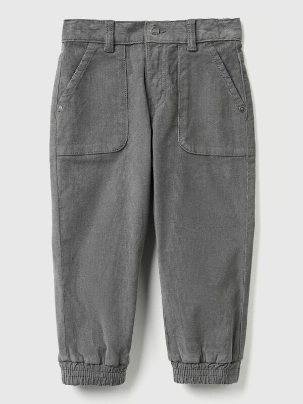 Pantaloni in velluto stretch Bambino