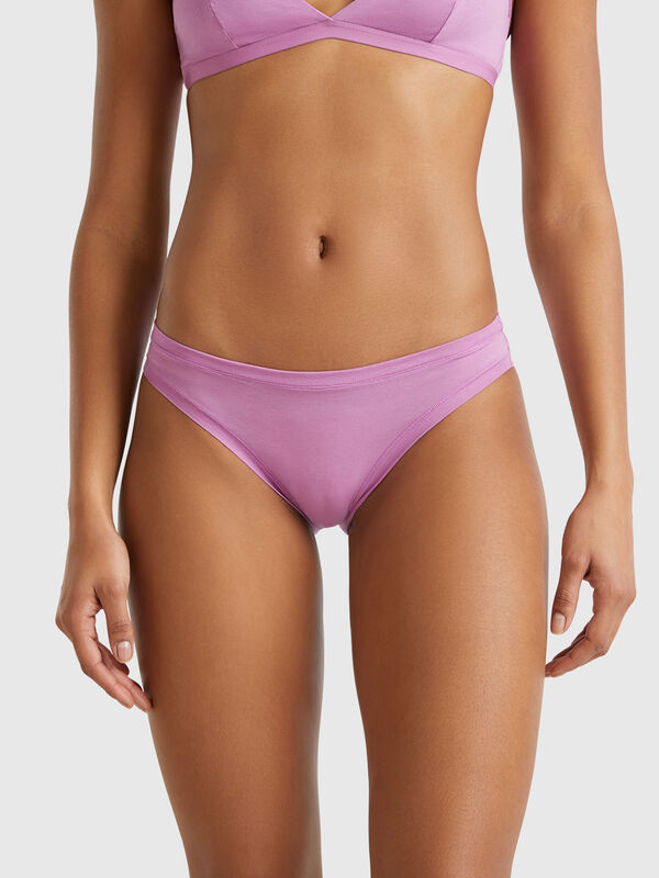 Slip a vita bassa in cotone super stretch Donna