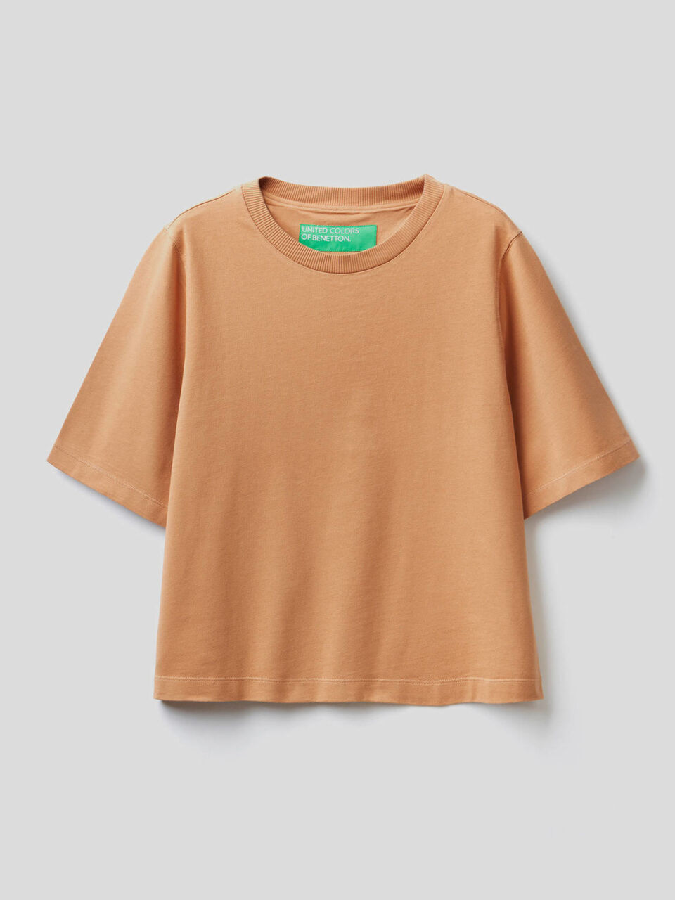 T-shirt boxy fit 100% cotone image number 1