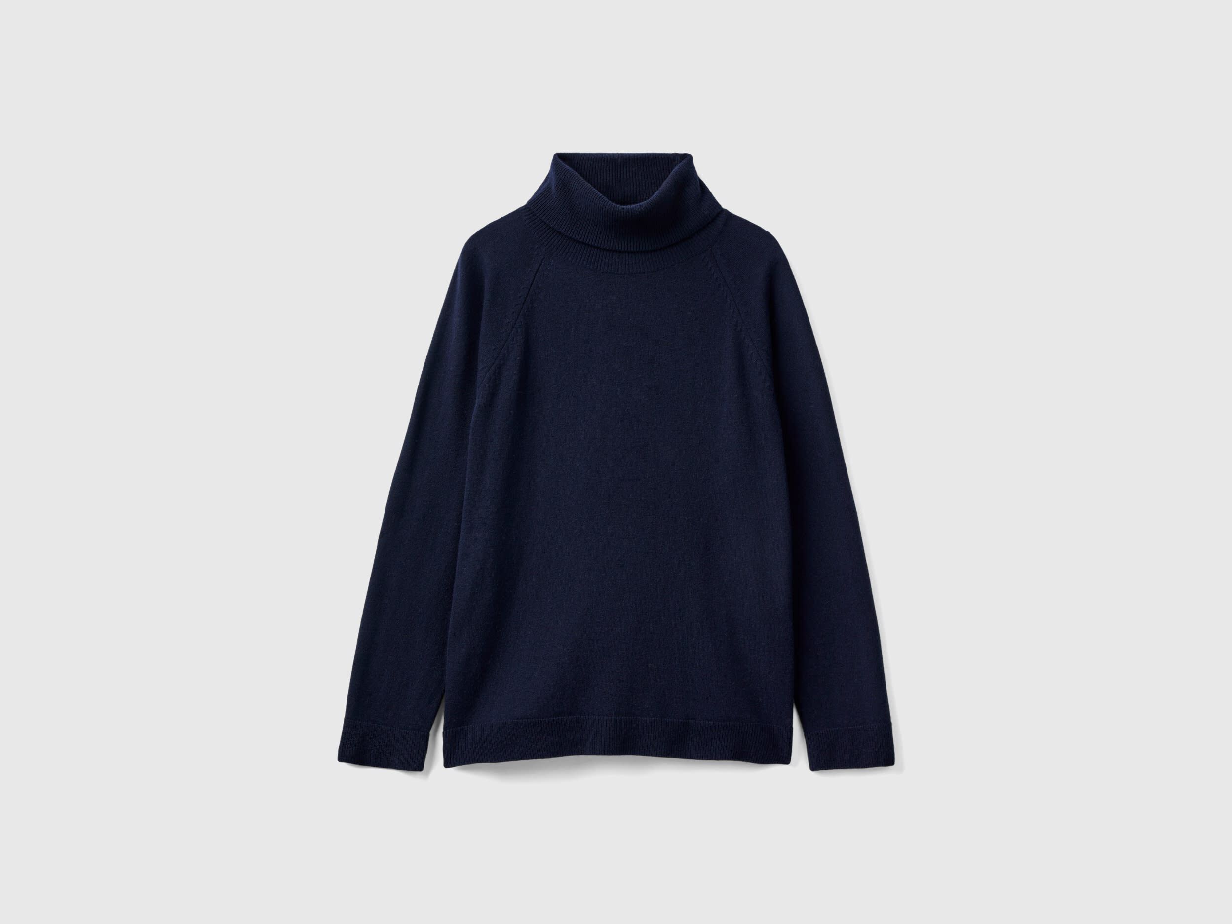 Maglioni collo alto benetton hot sale