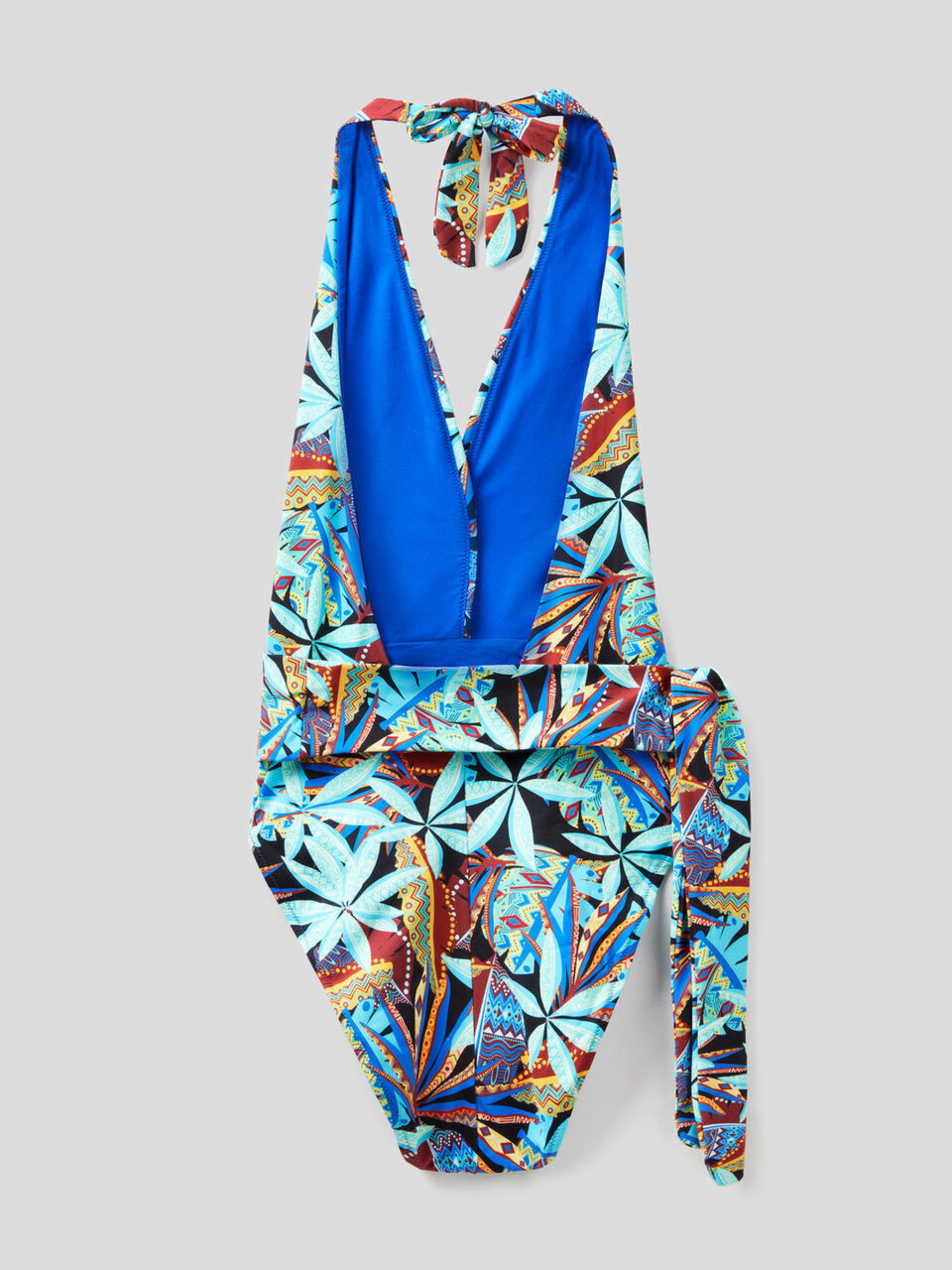 Monokini con stampa tropicale image number 2