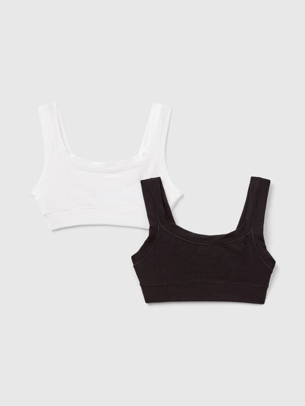 Due top in cotone super stretch Bambina