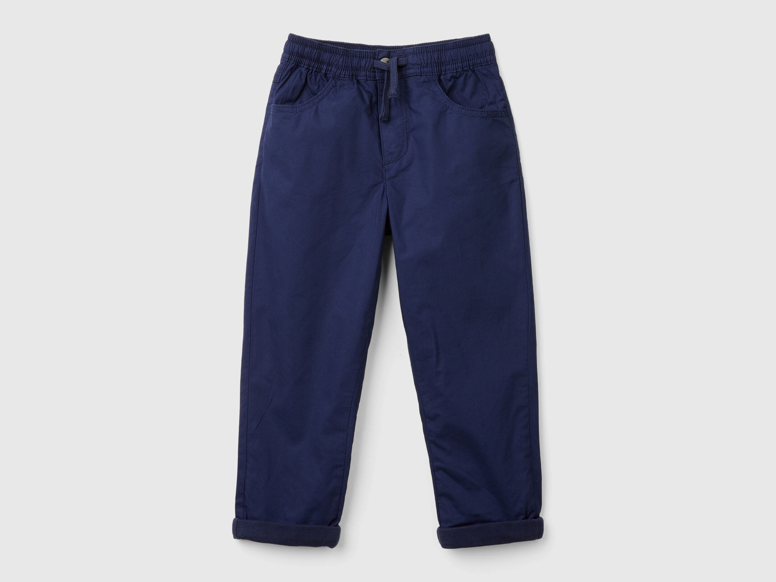 Pantaloni con coulisse Blu Scuro Benetton