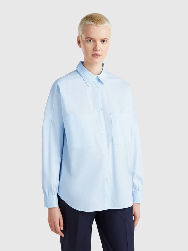 Camicia over fit Donna