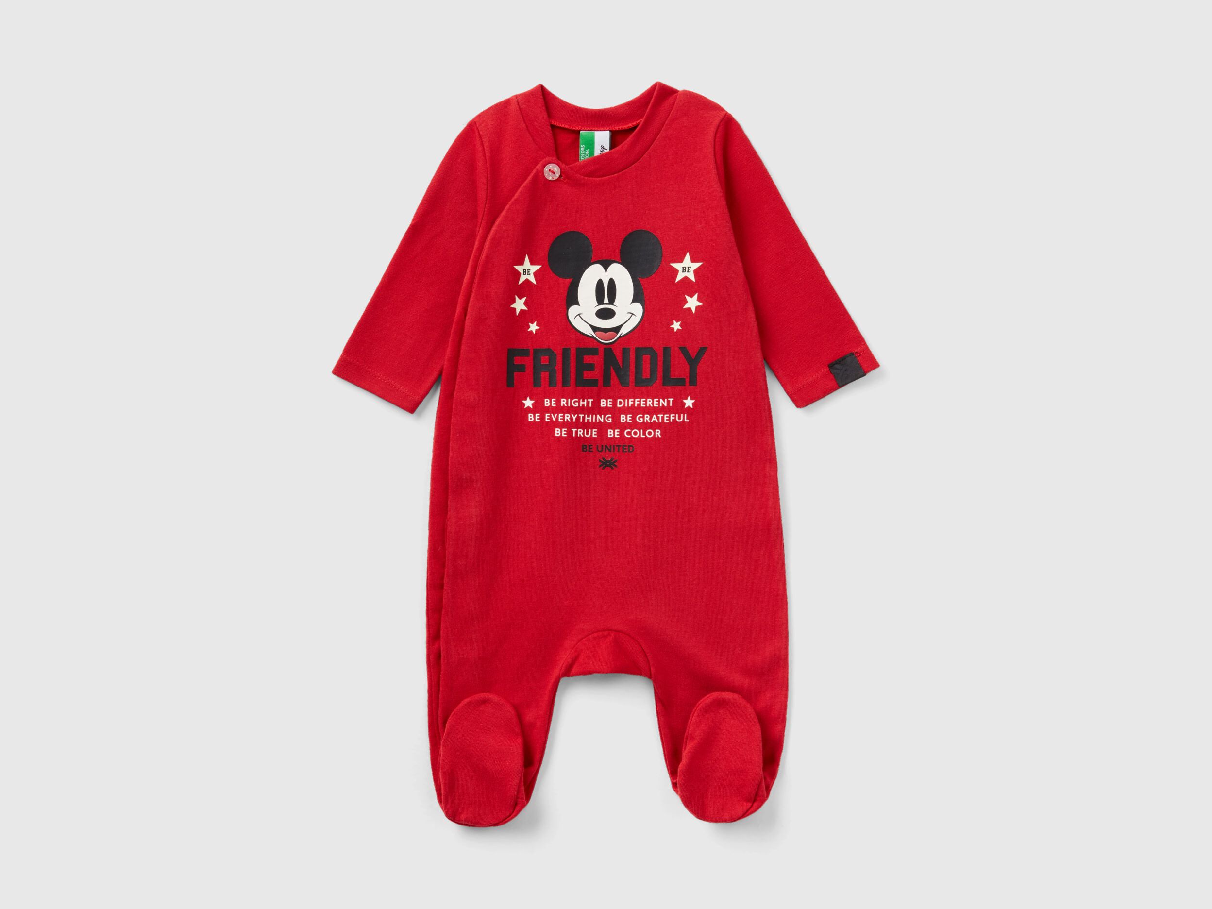 Calda tutina Disney Rosso Neonato Benetton
