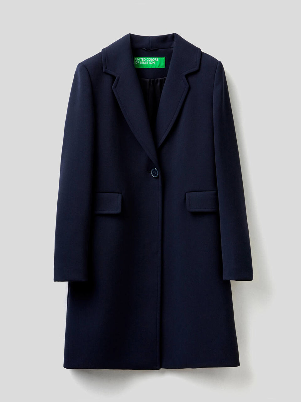 Cappotto con collo a revers image number 1