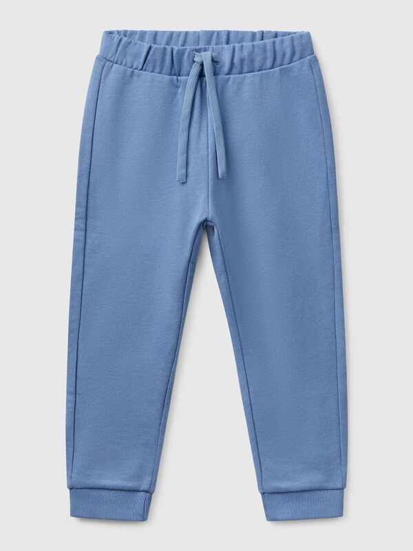 Pantaloni in cotone con logo Bambino