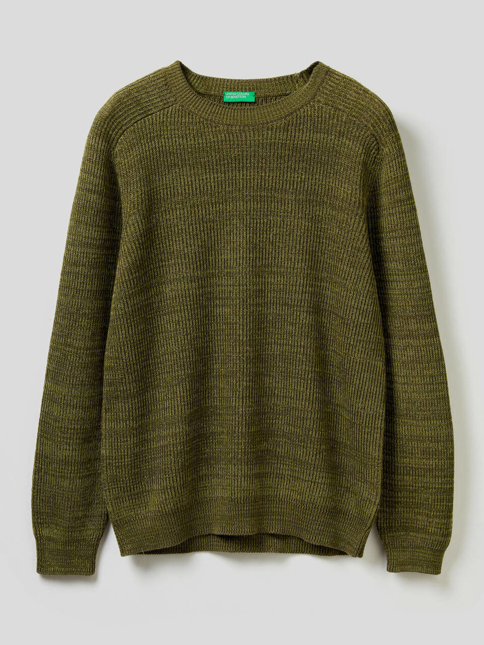 Maglia girocollo in puro cotone image number 1