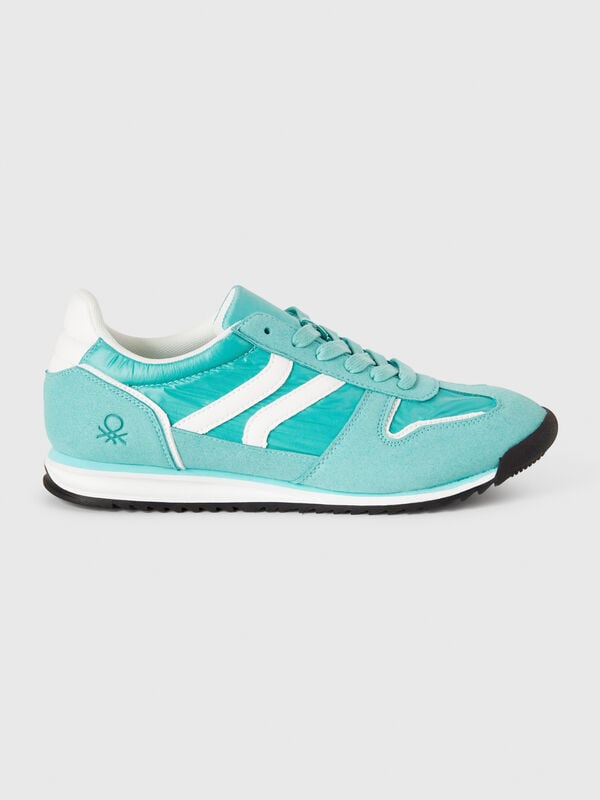 Sneakers basse effetto scamosciato Donna