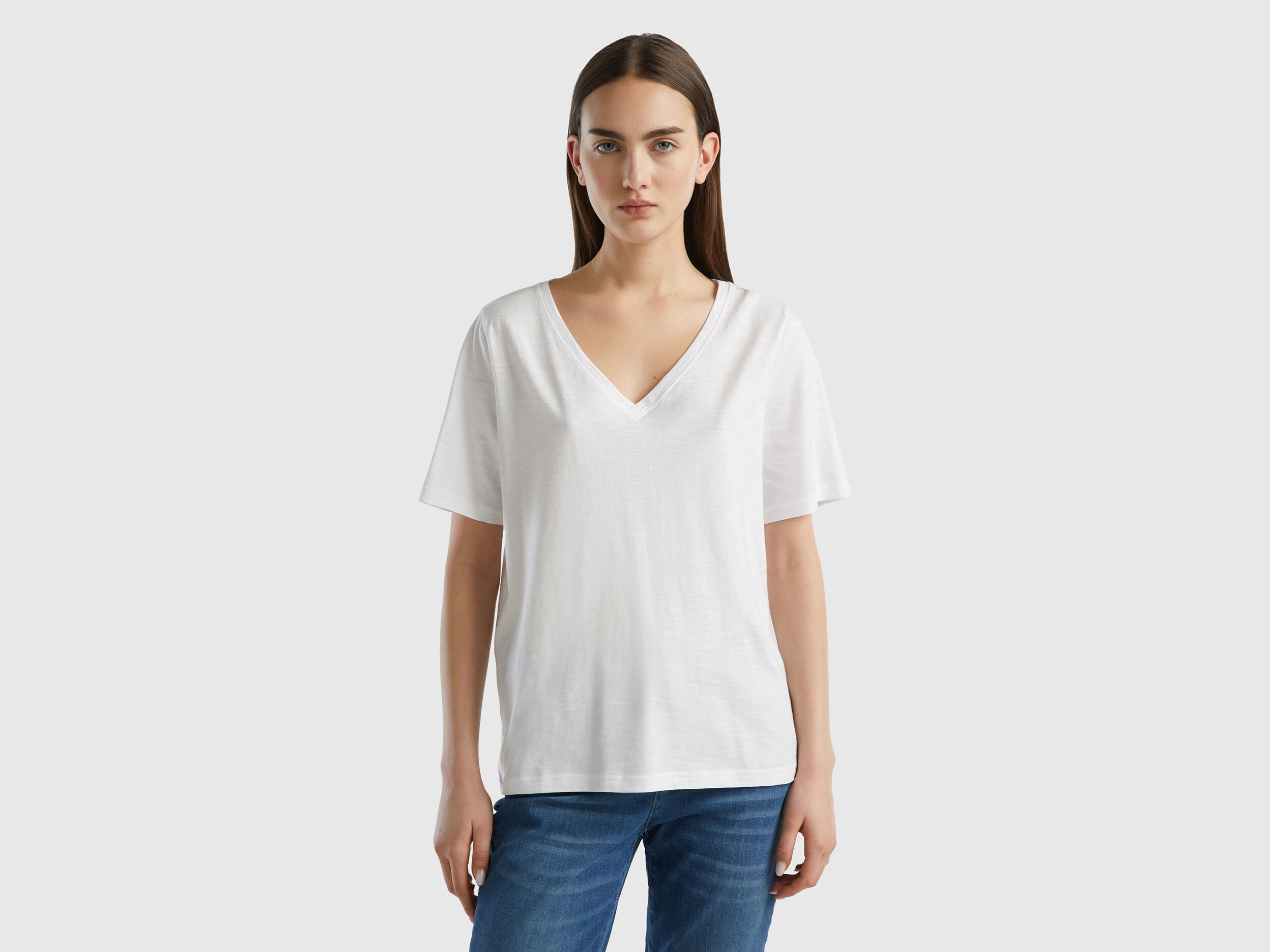 T shirt cotone sales fiammato