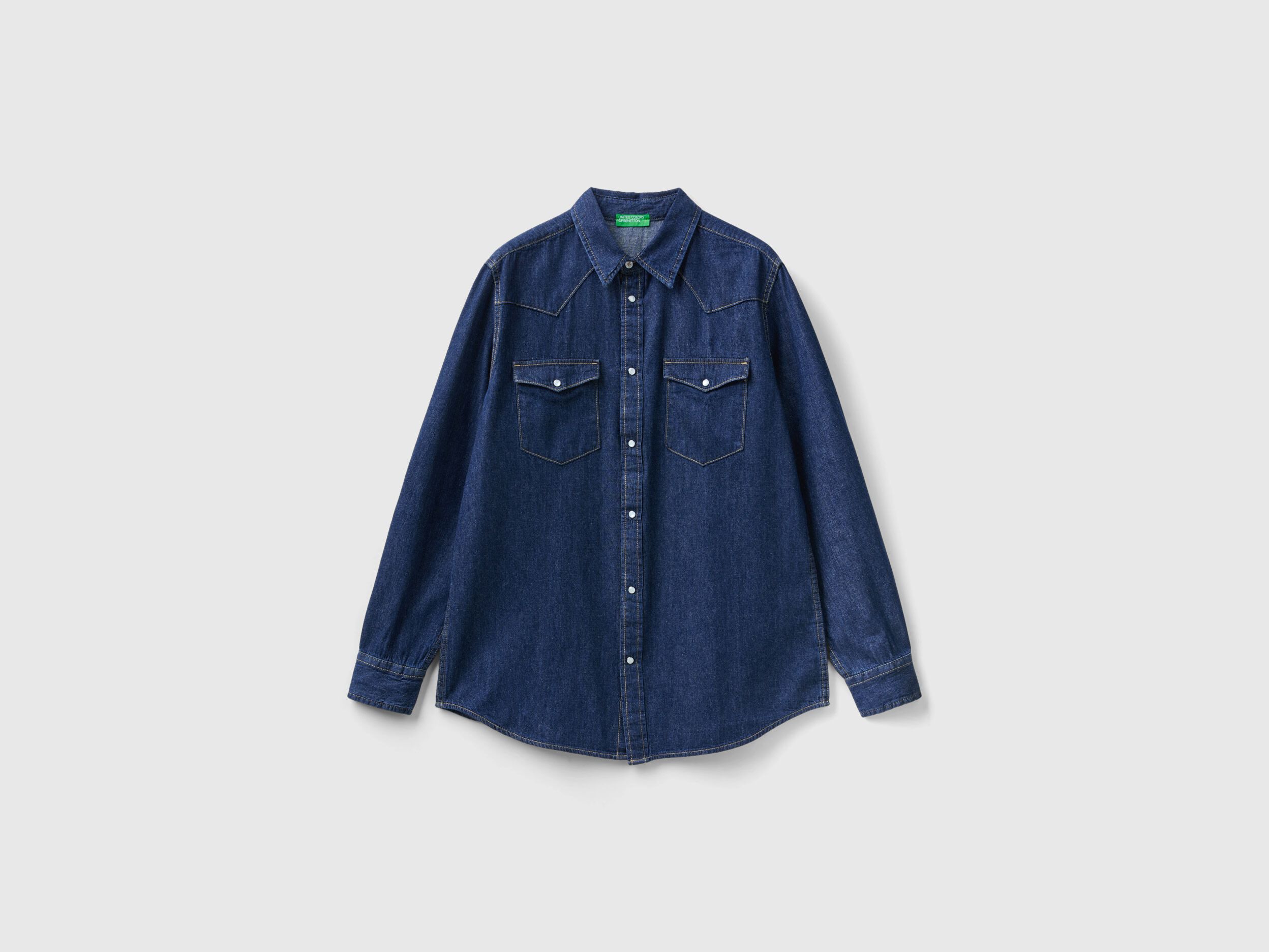Camicia jeans hotsell benetton