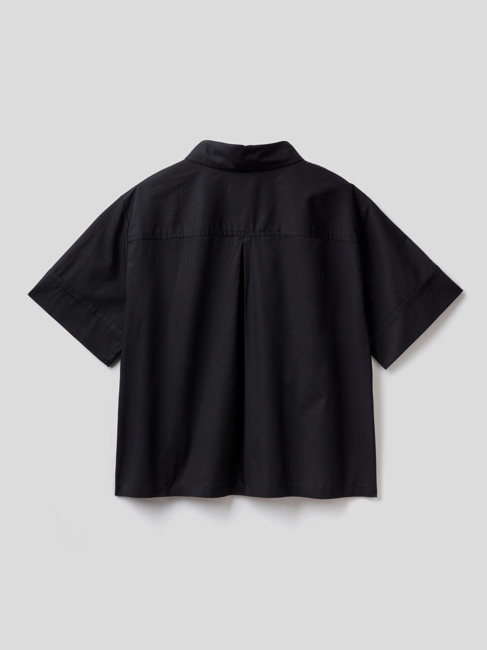 Camicia boxy in 100% cotone image number 2