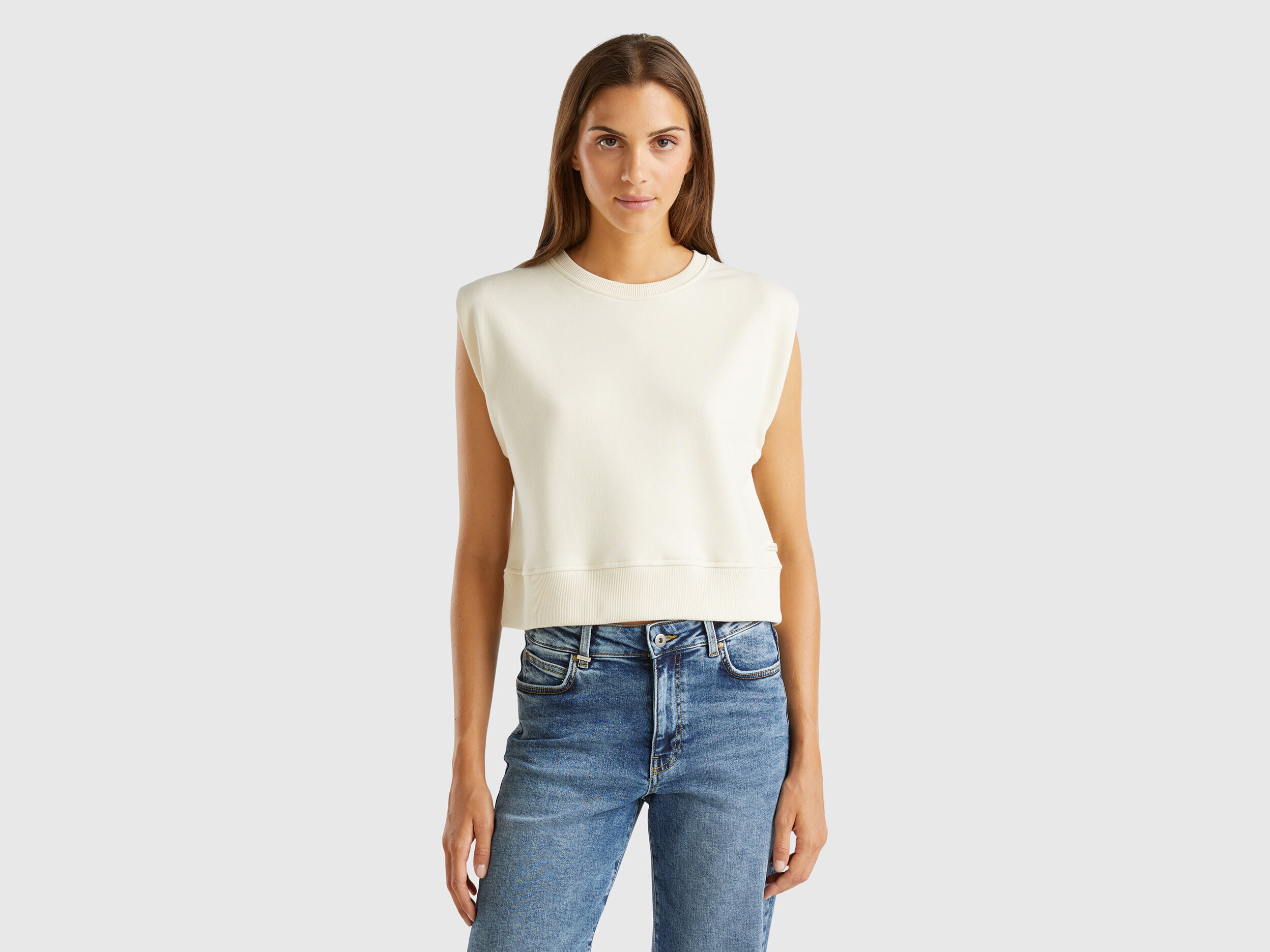 Benetton felpe donna best sale